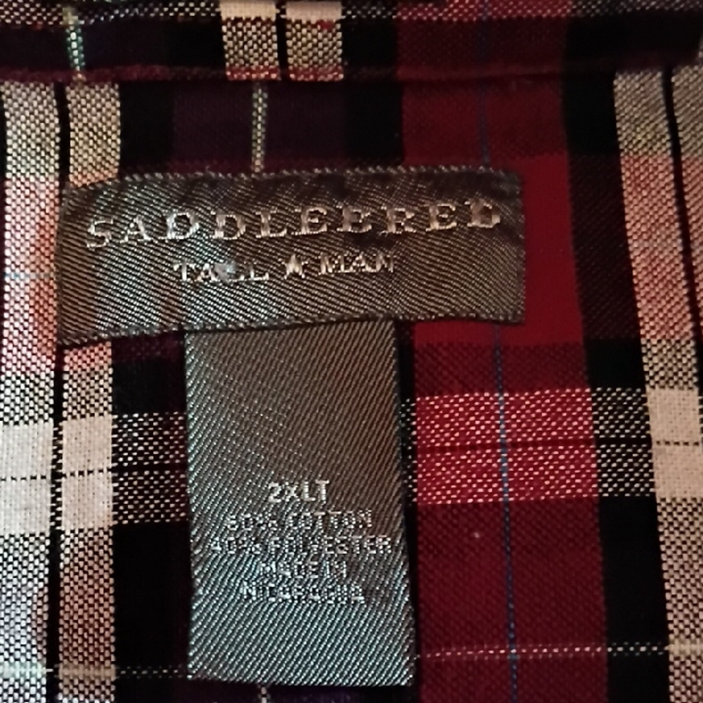 Saddlebred Red and Black Checkered Shirt (013)